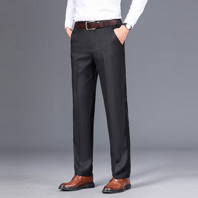 Pantalones de Vestir Rectos para Hombre - Elegancia Casual Otoño Invierno - Image 7