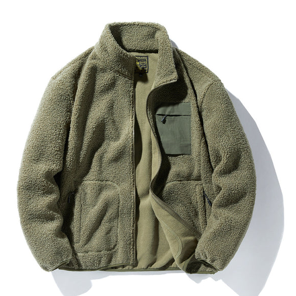Cardigan Polar Fleece para Hombre - Abrigo Térmico Outdoor