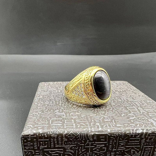 Anillo de Acero Inoxidable y Titanio para Hombre - Diseño Casual - Image 14