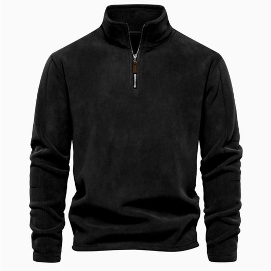Sudadera Deportiva para Hombre con Cuello Alto y Cierre de Medio Zip - Image 6