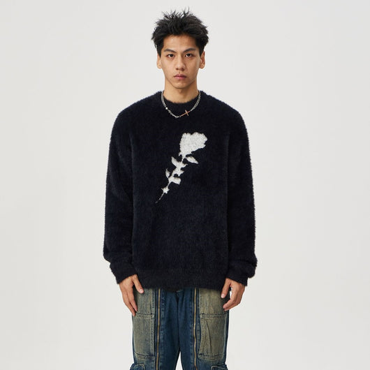 Suéter Tipo Pullover Unisex en Jacquard con Textura Afelpada - Image 14
