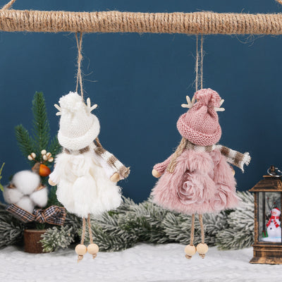 Muñeca Decorativa Navideña con Astas y Alas de Ángel - Image 4