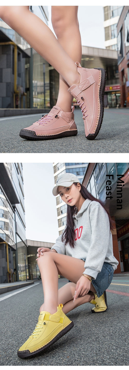 Zapatos Casuales de Otoño-Invierno para Hombre con Suela Plana y Costura a Mano - Image 25