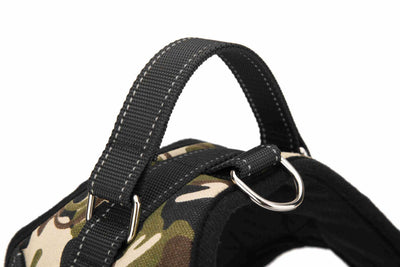 Arnés de Cuero Premium con Cuerda de Sujeción Manual para Golden Retriever - Resistencia a Prueba de Explosión - Image 11