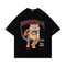Camiseta Hombre Estampado Tigre Cuello Redondo Manga Corta Suelta