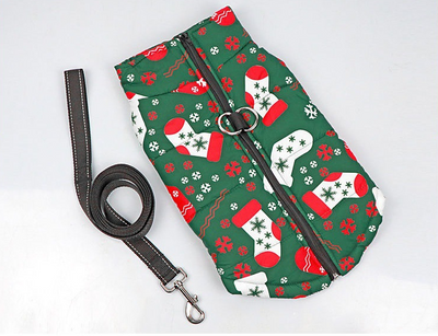 Chaleco Térmico de Algodón para Perros - Abrigo Navideño - Image 13