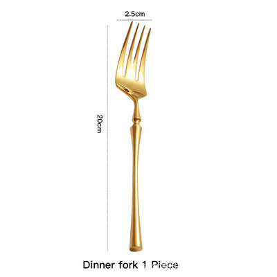 Juego de 4 Piezas de Cubertería de Acero Inoxidable para Carnes - Image 12