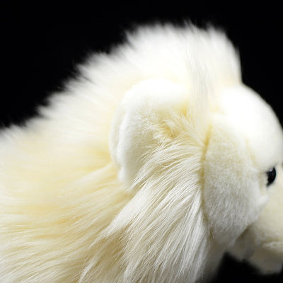 Peluche León Blanco Suave - Image 4