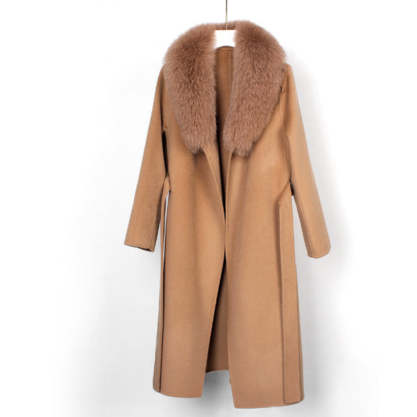 Abrigo de Lana Reversible Doble Faz con Cinturón - Corte Slim Otoño Invierno
