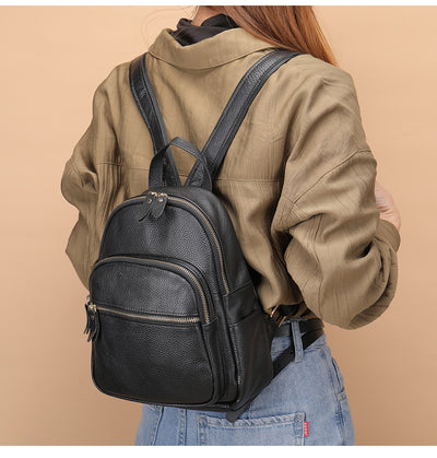 Mochila de Cuero Genuino para Mujer - Piel Premium Suave - Image 9