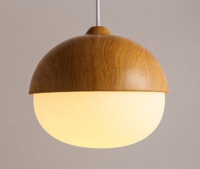 Lámpara de Techo Minimalista con Diseño en Madera Natural - Image 9
