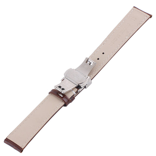 Correa de Reloj de Cuero Vacuno Premium con Cierre Mariposa de Doble Click - Image 11