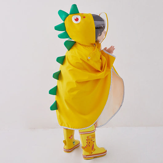 Impermeable Infantil Tipo Capa con Diseño de Dinosaurio - Image 3