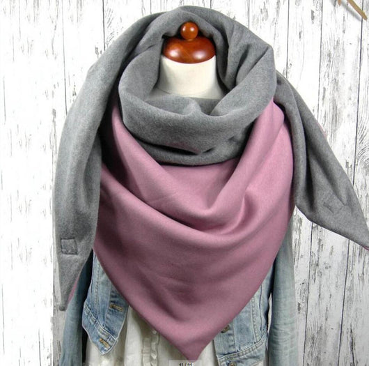 Chal Bufanda Grueso Cálido para Mujer - Abrigo Casual Versátil - Image 8