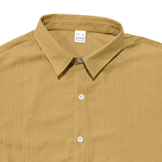 Camisa Polo Manga Corta Lisa Suelta para Hombre - Casual y Cómoda - Image 41