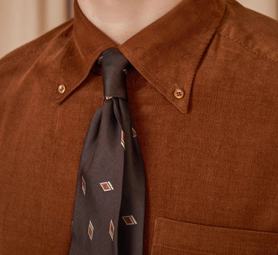Camisa de Pana de Algodón Manga Larga Estilo Americano Japonés - Image 12