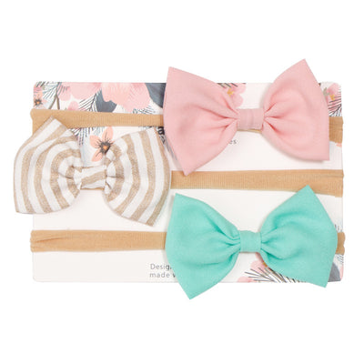 Diadema Elástica sin Costuras con Moño Grande para Bebé - Image 24