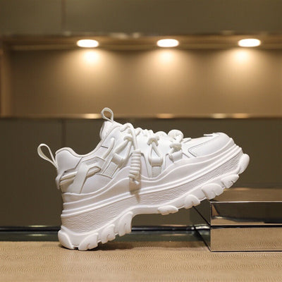 Tenis de Plataforma para Mujer con Cordones y Cuero Premium - Image 10