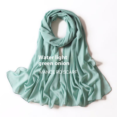 Pañuelo Chiffon Perla Multiuso - Velo Elegante para Cabello y Cuello - Image 48