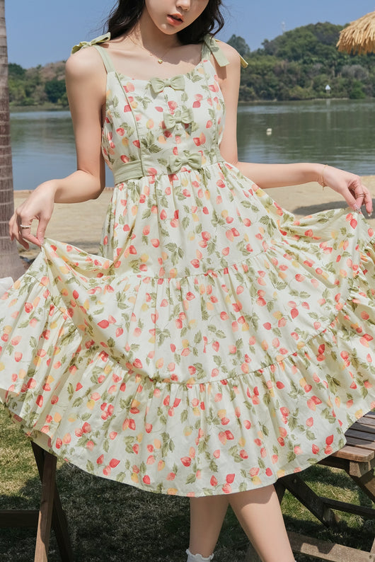 Vestido Largo Elegante para Niña con Cintura Alta Estilo Japonés - Image 3