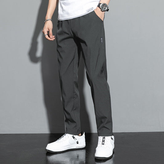 Pantalones Casuales Hombre Seda de Hielo Transpirables Secado Rápido - Image 2