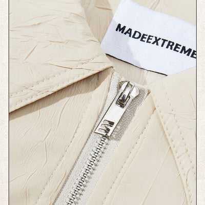 Abrigo Retro Plisado para Pareja - Estilo Vintage Unisex - Image 10