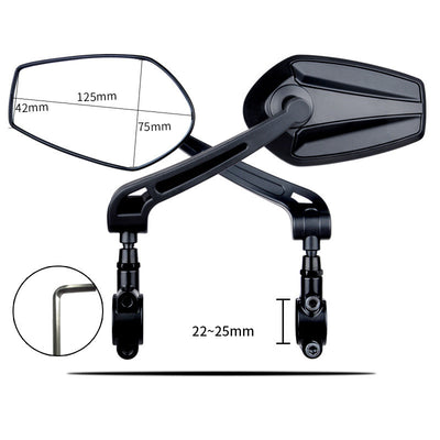Espejo Retrovisor HD Gran Angular para Bicicleta, Montaña y E-Bike - Image 9