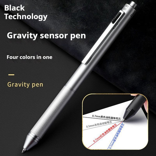 Bolígrafo de Precisión 4 Colores con Tecnología de Inducción por Gravedad - Image 2