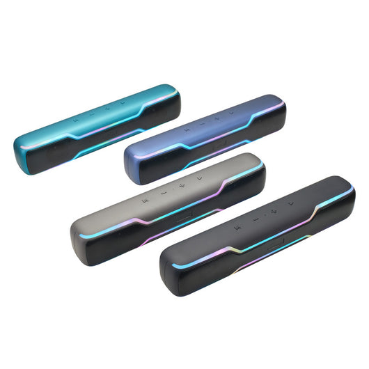 Parlante Bluetooth con Tira LED RGB y Lector de Tarjetas - Image 5