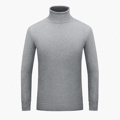 Suéter Cuello Alto Hueco Liso para Hombre - Diseño Minimalista y Versátil - Image 5