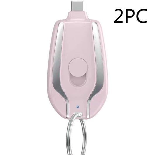 Batería Portátil Inalámbrica con Llavero 1500 mAh - Carga de Emergencia Telescópica - Image 32