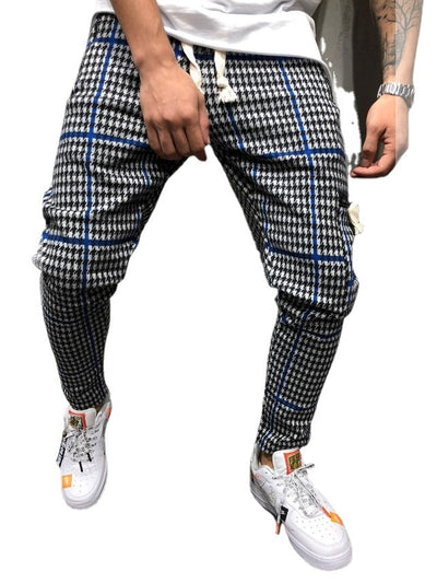 Pantalones Deportivos Slim Fit a Rayas para Hombre