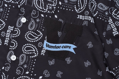 Camisa Patchwork Hombre Estilo Hip-hop Oversize Unisex - Image 25