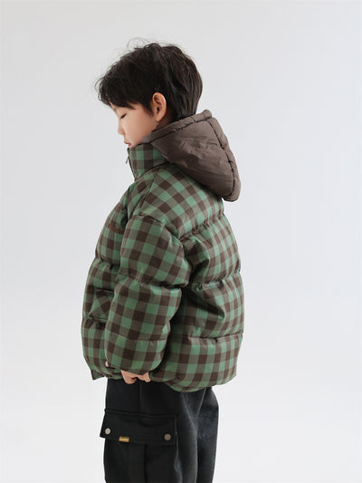 Abrigo Infantil Reversible Acolchado Cuadros Invierno - Image 19