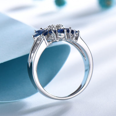 Anillo de Personalidad Floral Cóctel Romántico - Image 11