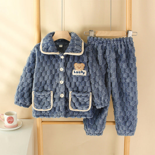 Pijamas Infantiles de Franela Otoño - Comodidad para Dormir - Image 6