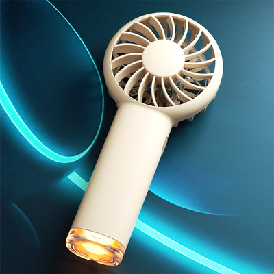 Ventilador Portátil Mini Recargable con Luz LED Integrada - Image 6
