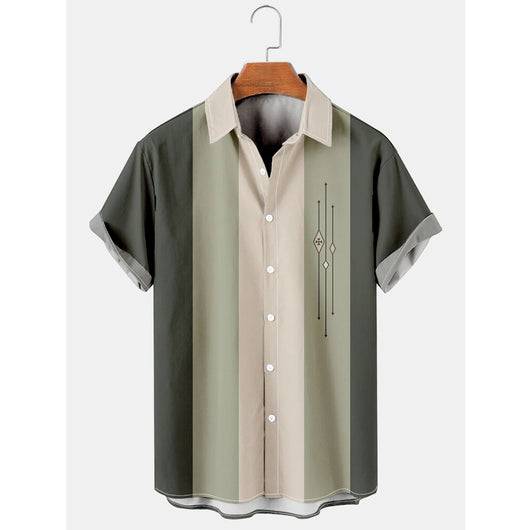 Camisa Hawaiana Estampada Casual para Hombre - Perfecta para Vacaciones de Verano - Image 5