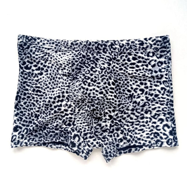Boxer Briefs Estampado Leopardo Cintura Baja - Diseño Sexy y Cómodo