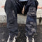 Jeans Rectos Rotos de Corte Personality para Mujer