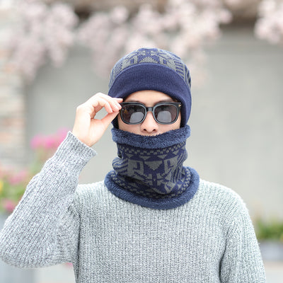 Conjunto de Gorro y Babero de Lana Térmica para Invierno - Image 10
