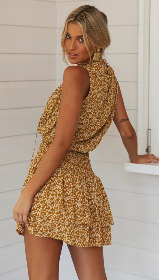 Vestido sin mangas con encaje estampado - Image 12