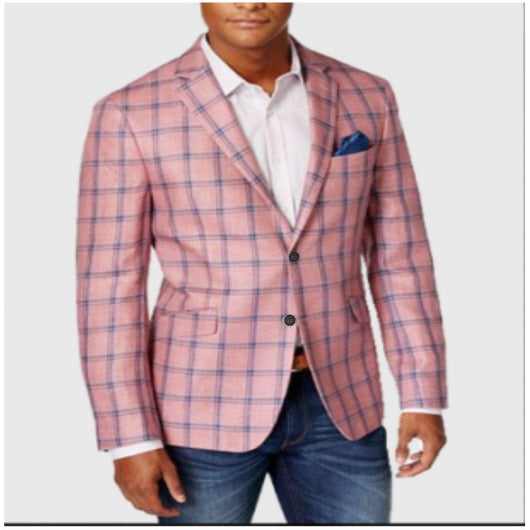 Saco de Cuadros Slim Fit para Hombre - Estilo Casual Moderno - Image 9