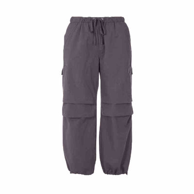 Pantalones Retro Anchos con Cintura Ajustable y Tobillo Anudado - Image 4