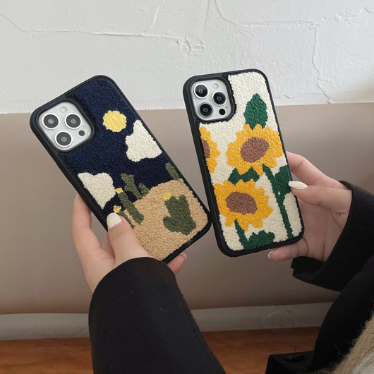 Funda Protectora Girasol Peluche para Celular - Image 8