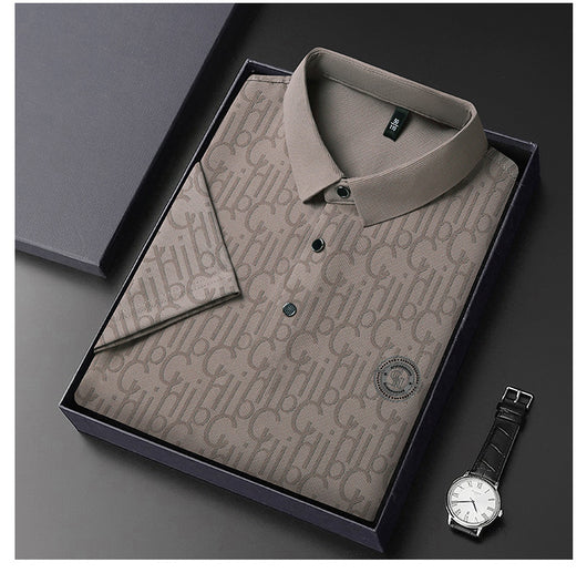 Playera Manga Corta Ice Silk para Hombre - Frescura Total en Verano - Image 17