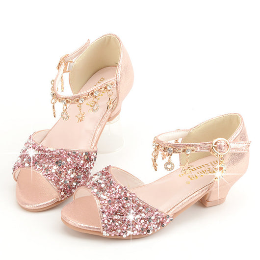 Tacones Dorados para Niñas - Zapatos de Fiesta Elegantes - Image 5