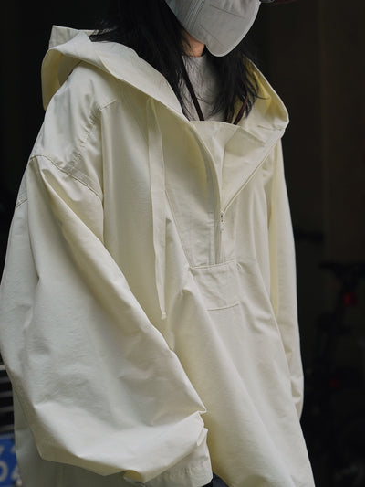 Chaqueta Hoodie Urbana Coreana Slim Fit Cortavientos - Image 14