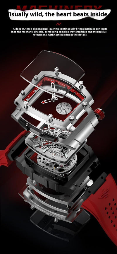 Reloj Mecánico Suizo para Hombre - Diseño Moderno y Versátil - Image 12