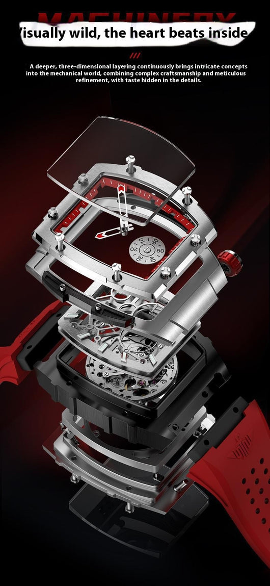 Reloj Mecánico Suizo para Hombre - Diseño Moderno y Versátil - Image 12